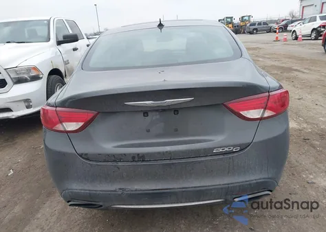 2015 Chrysler 200 C из США, поврежденный, VIN 1C3CCCCG4FN525920